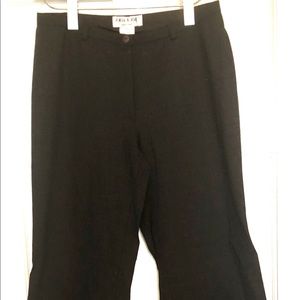 Paul & Joe charcoal gray wool wide leg pants